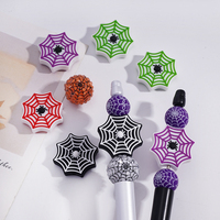 Cuentas de silicona con diseño de terror de Halloween para bolígrafos con cuentas, llaveros DIY y suministros para la creación de joyas