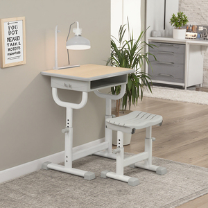 Ensemble de chaises de bureau pour enfants écologiques Mobilier scolaire économique et ergonomique en plastique Tabouret et table durables pour l'école - Product Image 5