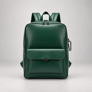 Mochila de Pickleball de PU Italiano Semibrillante y Estructurada, con Capacidad para 2 Palas, Aspecto Italiano, Logotipo Personalizado, Venta al Por Mayor - Product Image 1