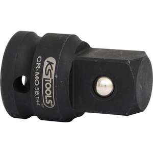 KS เครื่องมือ-515.1144 1/2 ''อะแดปเตอร์รับแรงกระแทก, ซ็อกเก็ตและอุปกรณ์เสริม4042146032817 'F x 3/4 ''''''''''''m-EAN - Product Image 4