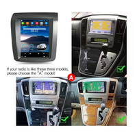 HFMidia Écran de tableau de bord 9,7 pouces avec radio et Bluetooth, lecteur multimédia vidéo, unité centrale pour Alphard A10 Series Vellfire Android 15, garantie 1 an
