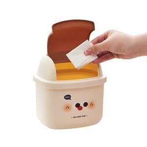 Cute Desktop Trash Can Mini Lidded Storage <b>Bin</b> 4L And Below For Students Dormitory Use - Product Image 5