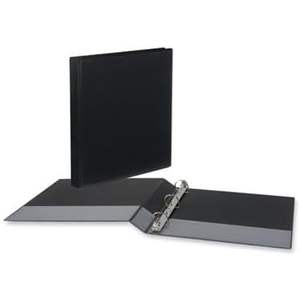 UNV20741PK Universal 11 X 8.5 1-Inch Capacity Slant D-<b>Ring</b> View <b>Binder</b> 3 <b>Rings</b>-Black (12/Carton) - Product Image 1