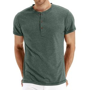 T-Shirt da <span class=keywords><strong>Uomo</strong></span> in Cotone Budi, Manica Corta, Vestibilità <span class=keywords><strong>Slim</strong></span>, Abbigliamento Casual - Product Image 2