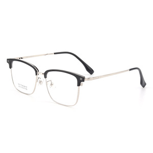 Monture de lunettes rectangulaire pour homme 9015, monture intégrale, verres en résine, plaquettes de nez antidérapantes, origine Danyang - Product Image 1