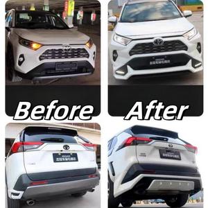 Chất Lượng Cao Phía Trước Phía Sau Bumper Lắp Ráp Lưới Tản Nhiệt Cơ Thể Kit Nâng Cấp Tr D Phong Cách Cho <span class=keywords><strong>Rav4</strong></span> 2020 2021 2022 2023 Xe Bên Ngoài Phụ Kiện - Product Image 2