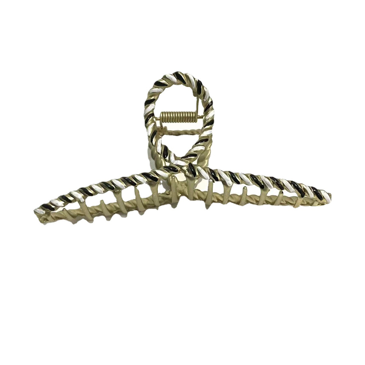 Большая металлическая заколка для волос для женщин, милые Простые Модные аксессуары для волос на заказ, золотые заколки для волос