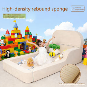 Paquete de compresión sofá para niños sofá plegable para niños sofá cama de felpa cálido sofá multifunción para bebé es adecuado para dormitorio chico muebles - Product Image 3