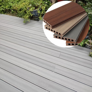 Tarima de Madera y Plástico Compuesto (WPC) para Exteriores, Balcón, Jardín, Anticorrosión, Coextrusión, Orificios Redondos, Tarima WPC - Product Image 4