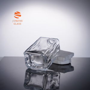 Botella de Vino de Vidrio Transparente Cuadrada de 1000 ml con Cuello Corto y Tapón de Vidrio, Apta para Whiskys, Brandy y <span class=keywords><strong>Vodka</strong></span> - Product Image 5