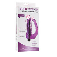 Produit phare : Godemiché double dragon en TPE cristal à vitesse unique, à piles, avec stimulation par vibration, jouet sexuel en forme de pénis