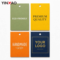 Étiquettes suspendues personnalisées, n'importe quel design de logo, imperméables, résistantes aux rayures, protégées contre les UV, écologiques, étiquettes en carton avec cordon pour vêtements