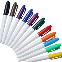 Lot de marqueurs effaçables à l'alcool personnalisés pour tableau blanc, à faible odeur, pointe fine, encre à base d'huile, pour la vente en gros