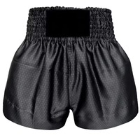 Shorts thaïlandais de boxe en gros, respirants, à cordon de serrage, en polyester à séchage rapide, sublimés, en velours côtelé, pour l'entraînement et le combat