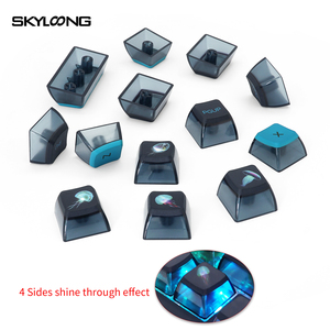 Skyloong PBT ปุ่มกดพุดดิ้งตามสั่งธีมแมงกะพรุนย้อมสีดำ RGB โปรไฟล์ <span class=keywords><strong>ASA</strong></span> ย่อยสำหรับผู้ผลิต - Product Image 6