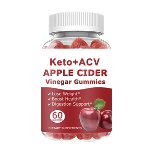 Complément alimentaire à base de plantes en marque privée, fabrication OEM/ODM, approvisionnement en gros, formule naturelle, gommes au vinaigre de cidre de pomme - Product Image 1