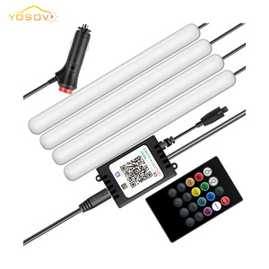 Yosovlampada nuova F12 auto LED atmosfera luce RGB musica luce ritmica APP controllata vocale per Golf Versa Tucson Tiida modelli - Product Image 1