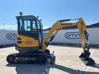 Nouvelle mini-excavatrice sur chenilles Shantui SE27SR 1,2 tonne, moteur Euro5, pompe à moteur haute efficacité, boîte de vitesses, PLC, roulement, pour usage en construction 1