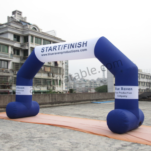 Arche gonflable personnalisée de marque extérieure pour les courses sportives - Product Image 1