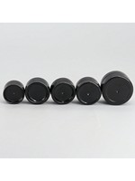 1g 2g 3g 5g Petit pot de crème noir Boîte pot en plastique Mini récipient transparent pour échantillons cosmétiques avec couvercles en stock