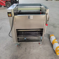 Machine de nettoyage à rouleaux brosse multifonctionnelle pour le lavage des racines et des tubercules (Taro, Radis, Gingembre, Manioc) – Équipement de traitement des légumes