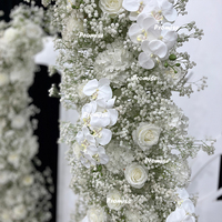 Promesse guirlande de fleurs indiennes pour arc bébé souffle fleur artificielle arc corne arc Arrangement de fleurs