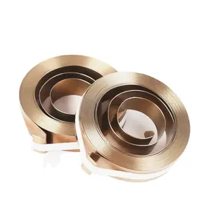 Oem Custom Platte Spiraal 65Mn Stalen Rolluik Coil Lente Disc Klok Coil Lente Scroll Lente