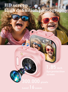 17 Jeux KC01 Appareil Photo Jouet pour Enfants, Cadeau, Écoutez des Histoires, Réveil Étudiant, Calculatrice, Mini Caméra, Enregistrement Photo et Vidéo - Product Image 2