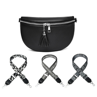 Tas Dada Hiking Kulit Asli dengan Tali Selempang Kasual untuk Wanita, Tahan Lama, Cocok untuk Semua Musim, Model Selempang Santai untuk Perjalanan