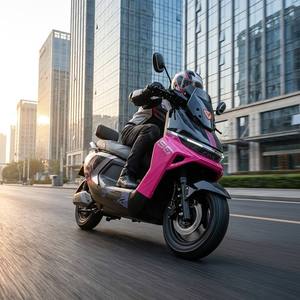 Motocicleta Eléctrica Urbana de 1200W, 60V, 3 Velocidades Ajustables, 60km de Autonomía, Carga Pesada de 200kg, <span class=keywords><strong>Llantas</strong></span> de 12'', Freno de Disco Doble, Pintura PU, E-<span class=keywords><strong>moto</strong></span> - Product Image 3