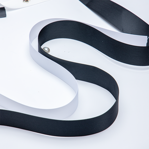 <span class=keywords><strong>Nastro</strong></span> in Grosgrain di Poliestere Personalizzato all'Ingrosso, Rotolo da <span class=keywords><strong>10</strong></span> Iarde, Nero e Bianco, 2/8 Pollici, <span class=keywords><strong>Nastro</strong></span> per Fiocchi e Regali, 0,6 <span class=keywords><strong>cm</strong></span> per Natale - Product Image 4