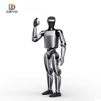 Robot humanoïde bipède multifonctionnel CBYD en métal pour usage éducatif en laboratoire, développement IA, avec 5G/Wi-Fi 32 Go
