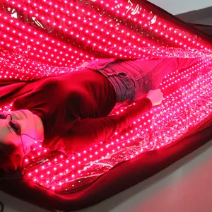 2023 usage domestique thérapie par la lumière rouge sac de couchage thérapie par LED 660 850nm thérapie infrarouge sac de sauna corps complet pour le soulagement de la douleur