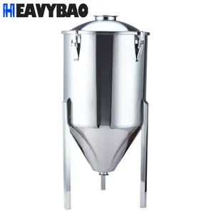 Heavybao Food Grade Stainless Steel Beverage Wine Making Machine Beer Brew Conical Fermenter Fermenting Equipment