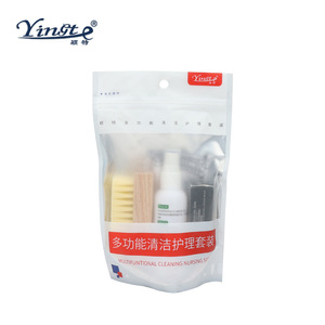 Set de limpieza y cuidado de calzado multifuncional Yinste de 4 piezas y 120 ml para zapatillas y zapatos blancos - Product Image 1