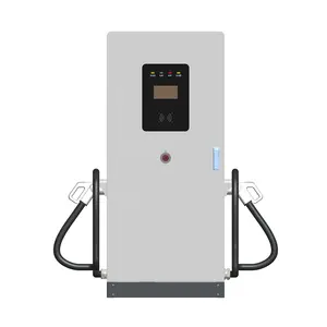 Pengisi daya tipe 2 untuk mobil energi kendaraan elektrik 40kw 134 A AC stasiun pengisian daya Universal tumpukan pengisi daya bersama