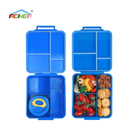 Boîte à lunch écologique pour enfants Aohae avec rétention de chaleur, multi-compartiments, avec thermos, sans danger pour les aliments, facile à nettoyer