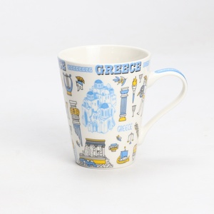 Collezione di Souvenir in Grecia personalizzata regalo turistico Design della città in ceramica bicchiere da bicchierino - Product Image 5
