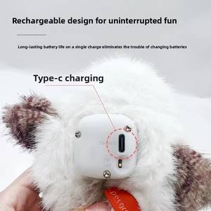 Eco-friendly Pet svolazzante piccolo grasso cinguettio elettrico simulazione uccello suono peluche per gatti-automatico divertente noia sollievo - Product Image 3