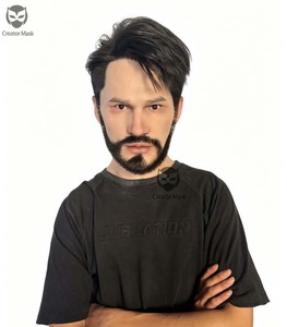 Maschera in Silicone Ultra Realistica Indossabile, Morbida, Elastica, Riutilizzabile, Ecologica, Traspirante per <span class=keywords><strong>Halloween</strong></span>, Pasqua, Cosplay, Film - Product Image 1