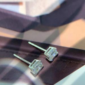 Pendientes de Oro de 18K Xinfly, Pendientes de Oro Real Au750 con Diamantes Naturales, Joyería Fina para Mujer, para Bodas, Uso Diario, Regalo - Product Image 6