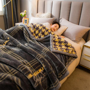 Couverture coréenne Solaron double couche imprimée 100 % polyester, personnalisée en usine - Product Image 5