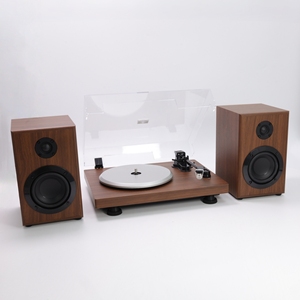 مشغل أسطوانات فينيل جديد التصميم مع سماعات خارجية عالية الجودة وخرطوشة A-T MM - Product Image 4