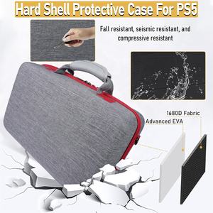 Topkwaliteit <span class=keywords><strong>Eva</strong></span> Ps5 Opbergdoos Schokbestendig Waterdicht Met Zakken Draagbare Handgreep Voor Thuisreizen Bescherming Ps5 Gaming Console - Product Image 5