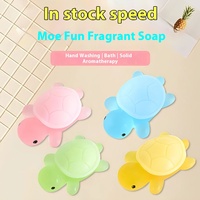 Savon Petite Tortue Fait à la Main pour Blanchir les Huiles Essentielles de Mini Barre de Bain à Base de Plantes avec Lait Papaye Citron pour Hôtels Spas
