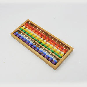 Ábaco de 13 varillas para niños, estudiantes, juguetes de Ábaco de matemáticas, cuentas de colores ABS de calidad, Ábaco chino - Product Image 3