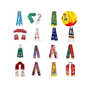 France Football Fan Scarf Cheering Souvenir Satin Shiny Polyester Fashion Portable Soccer Club Any Country Promotional <b>Gift</b> - Product Image 5