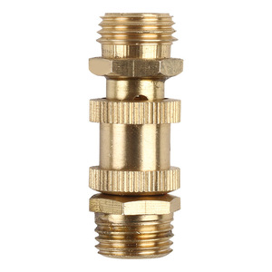 Robinet à bille en cuivre 1/2 pouce à double filetage externe pour gaz, température normale, pression de service 650 PSI - Product Image 5
