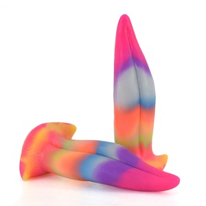 New Product Ideas 2022 YOCY Dragon Tongue Glow in Dark Series Penis Luminous Sex Tool Luminous Light up <b>Dildo</b> for Men - Product Image 5