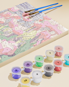 ภาพวาดคู่รัก DIY แบรนด์ <span class=keywords><strong>Eco</strong></span>-Friendly Star ขนาด 40*50 ซม. ผ้าแคนวาสผสมฝ้ายโพลีเอสเตอร์ สไตล์คลาสสิก/โพสต์โมเดิร์น - Product Image 3